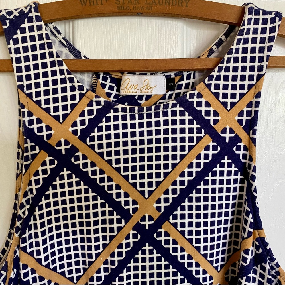 Ava Sky tank with open back